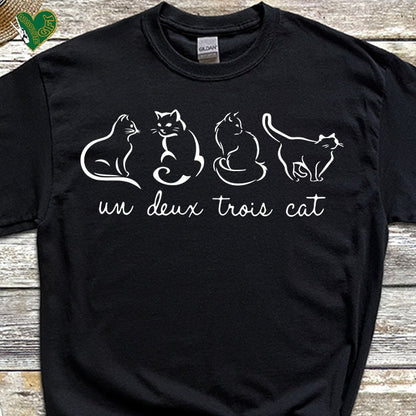 Un Deux Trois Cat Tee V17