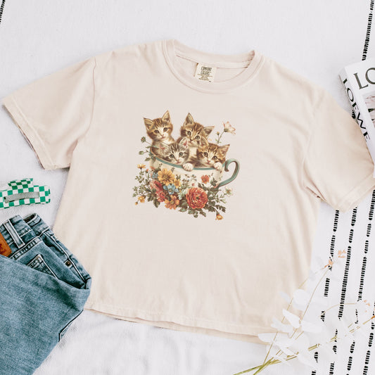 Retro Kitten Tee