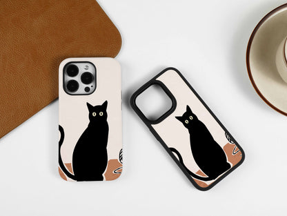 Black Cat Phone Case V2