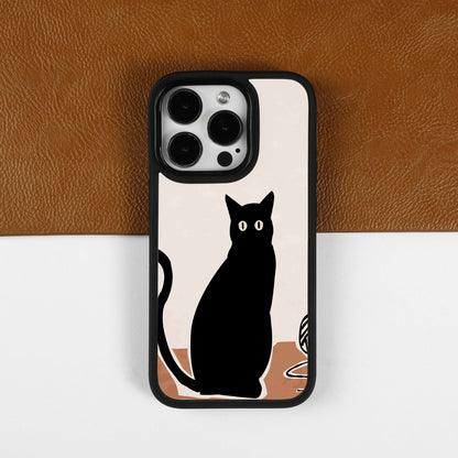 Black Cat Phone Case V2