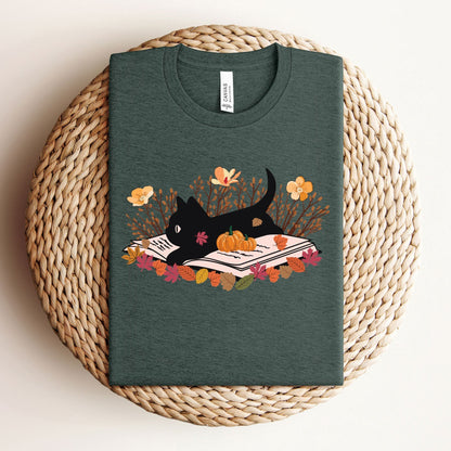 Cat Book Tee V4
