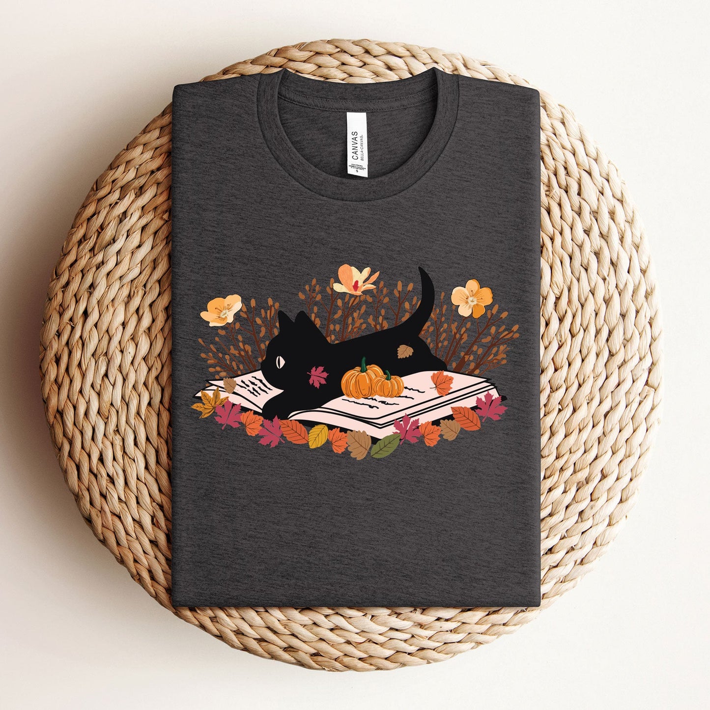 Cat Book Tee V4