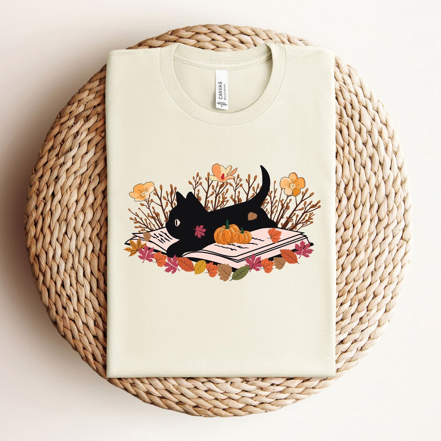Cat Book Tee V4