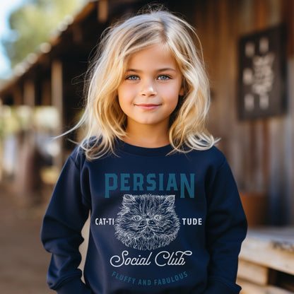 Youth Persian Cat Sweater