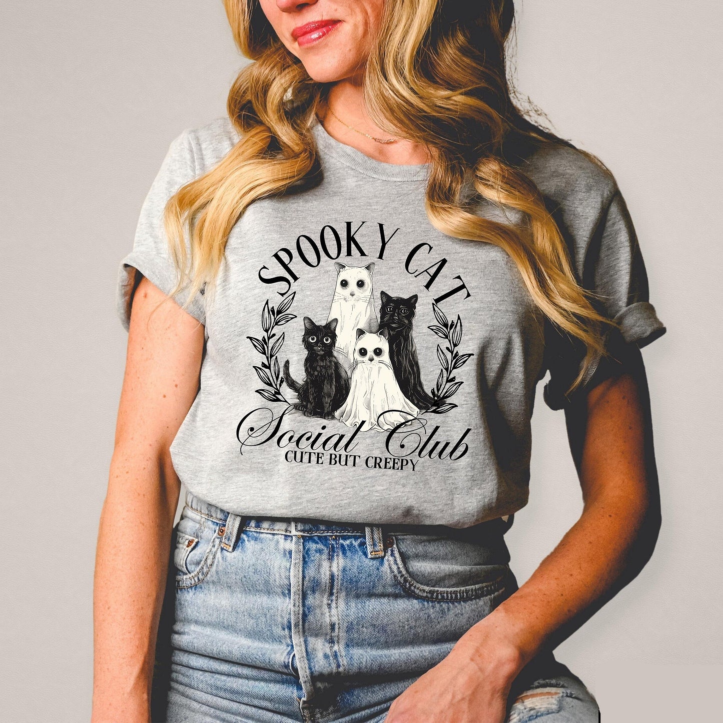 Spooky Cat Social Club Tee