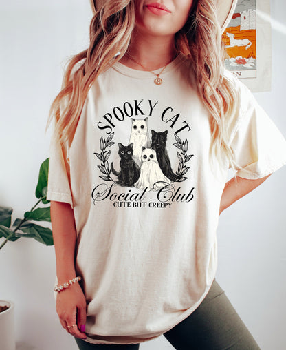 Spooky Cat Social Club Tee