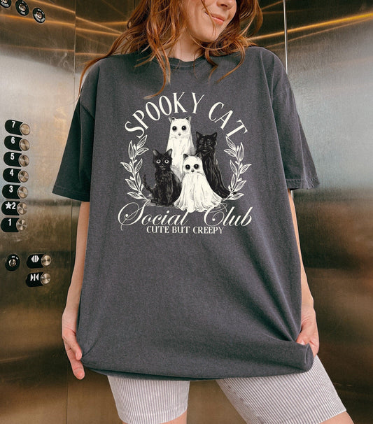 Spooky Cat Social Club Tee