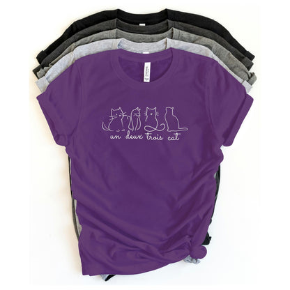 Un Deux Trois Cat Tee V15