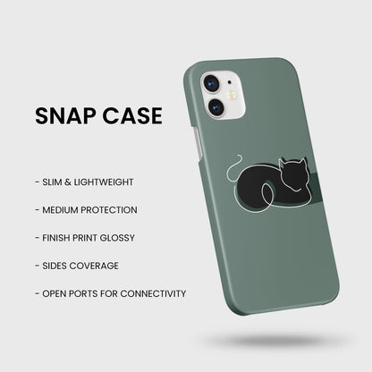 Cat Outline Phone Case