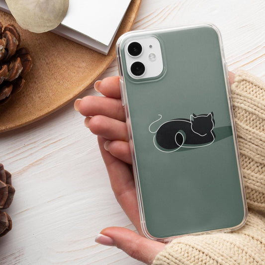 Cat Outline Phone Case