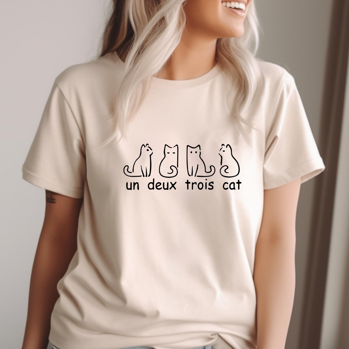 Un Deux Trois Cat Shirt