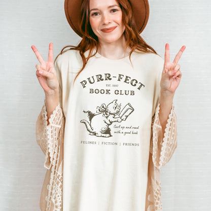 Purr-fect Book Club Tee
