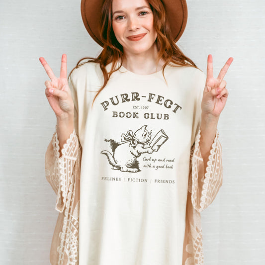 Purr-fect Book Club Tee