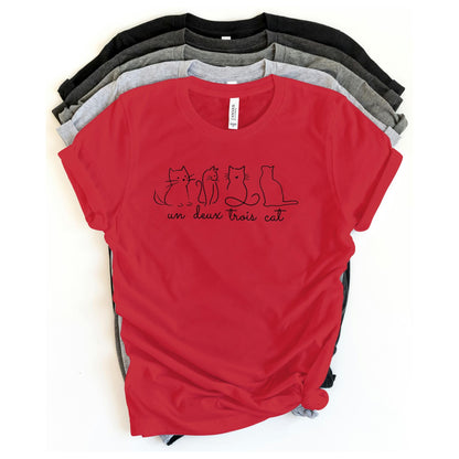 Un Deux Trois Cat Tee V15