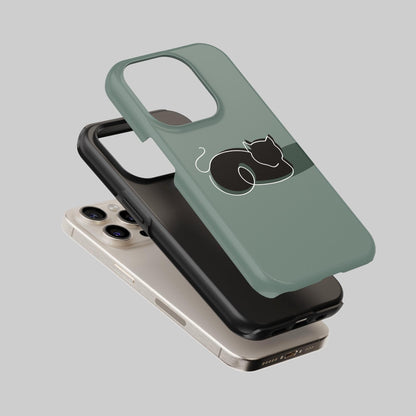 Cat Outline Phone Case