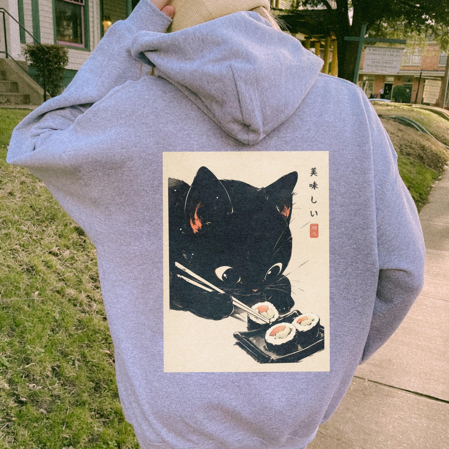 Sushi Cat Hoodie V5