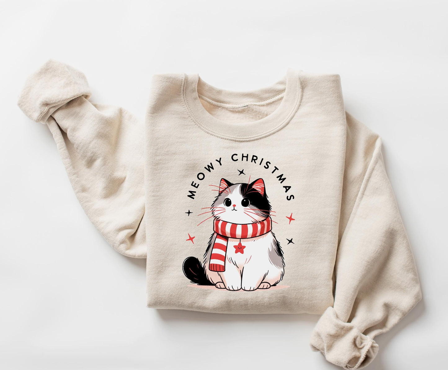 Meowy Christmas Sweater V7