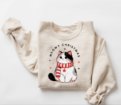 Meowy Christmas Sweatshirt V7
