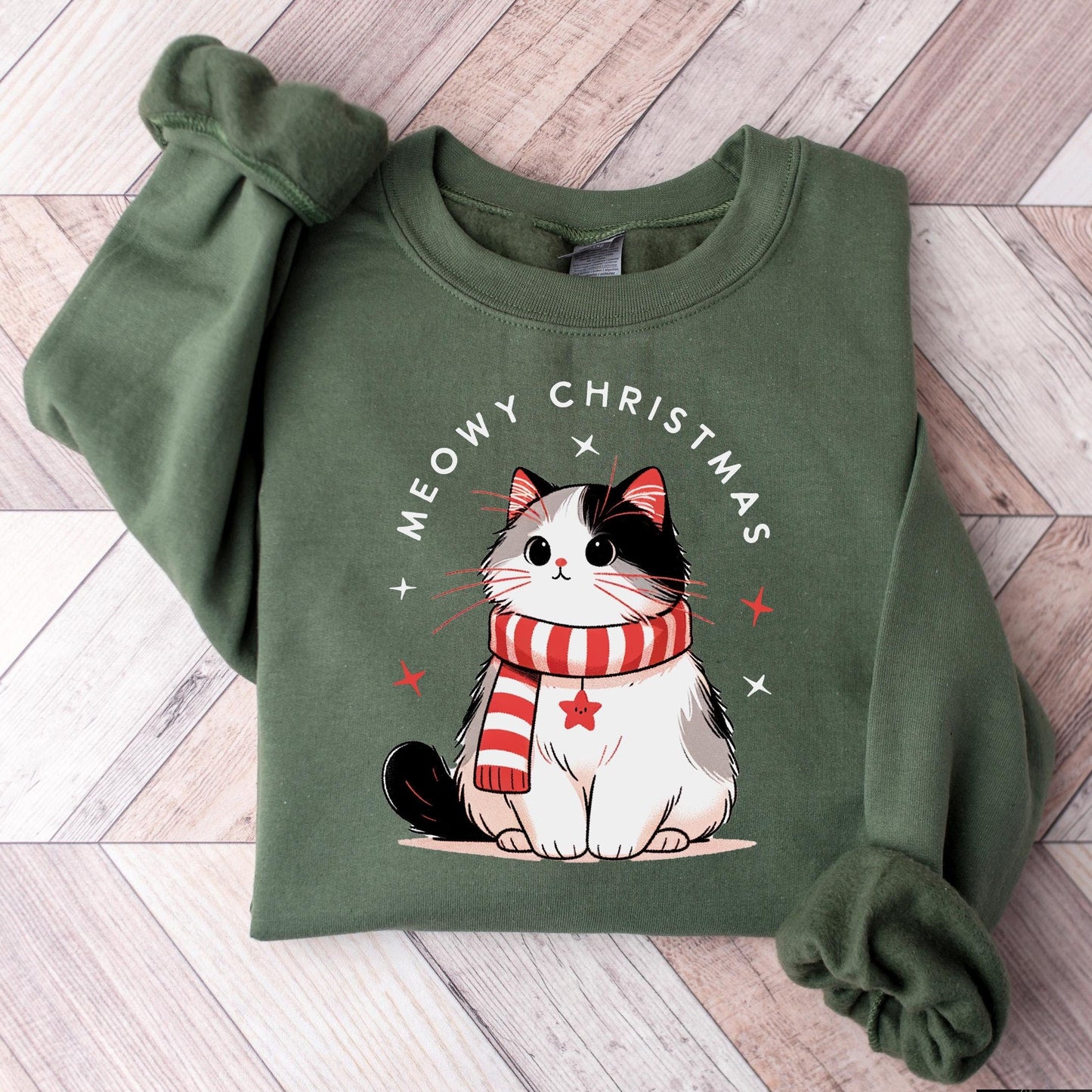 Meowy Christmas Sweater V7