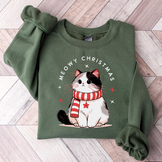 Meowy Christmas Sweater V7