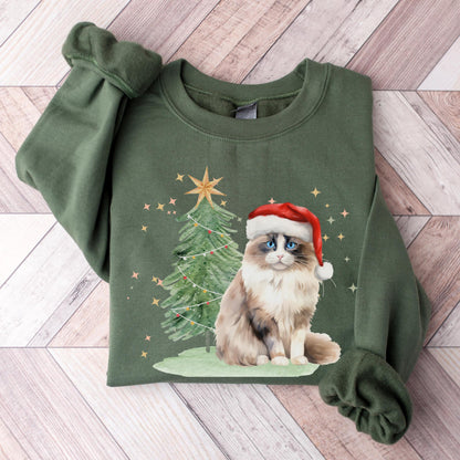 Ragdoll Christmas Tree Sweater