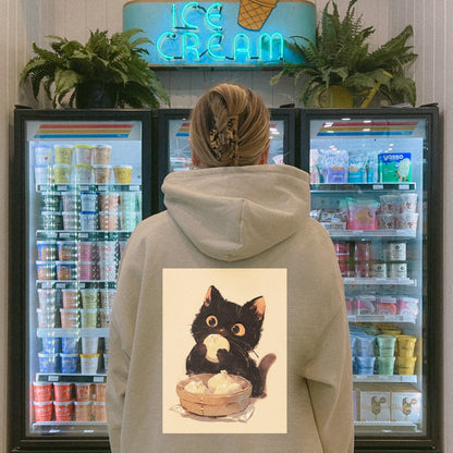 Asian Dumpling Cat Hoodie