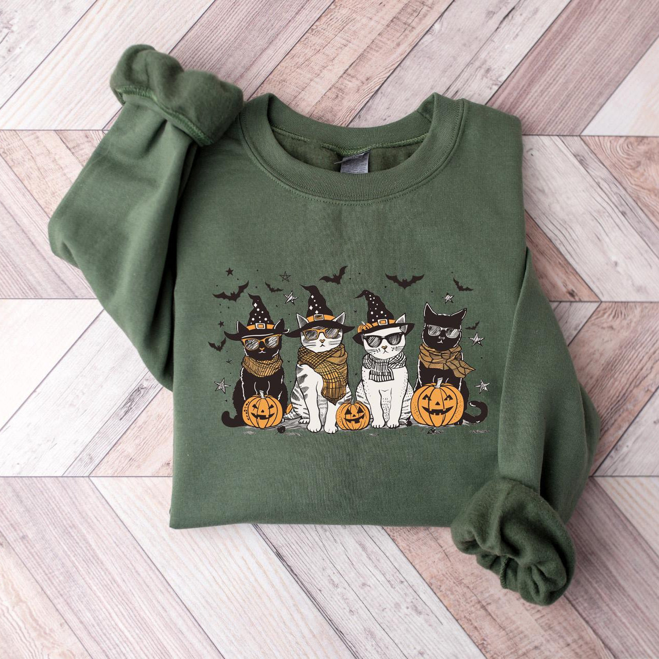 Halloween Cats Sweatshirt V3