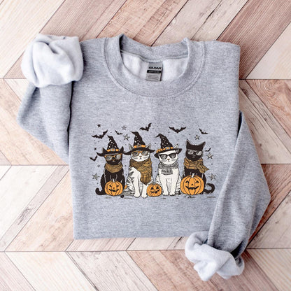 Halloween Cats Sweatshirt V3