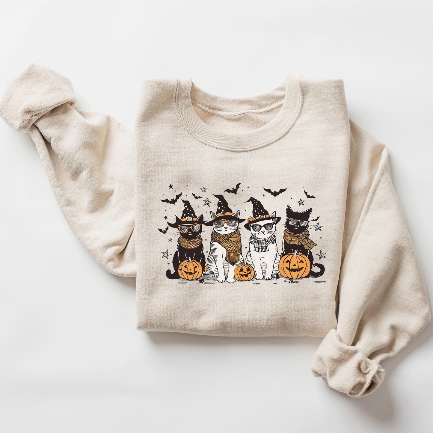 Halloween Cats Sweatshirt V3