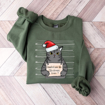 Christmas Tree Cat Sweater V3