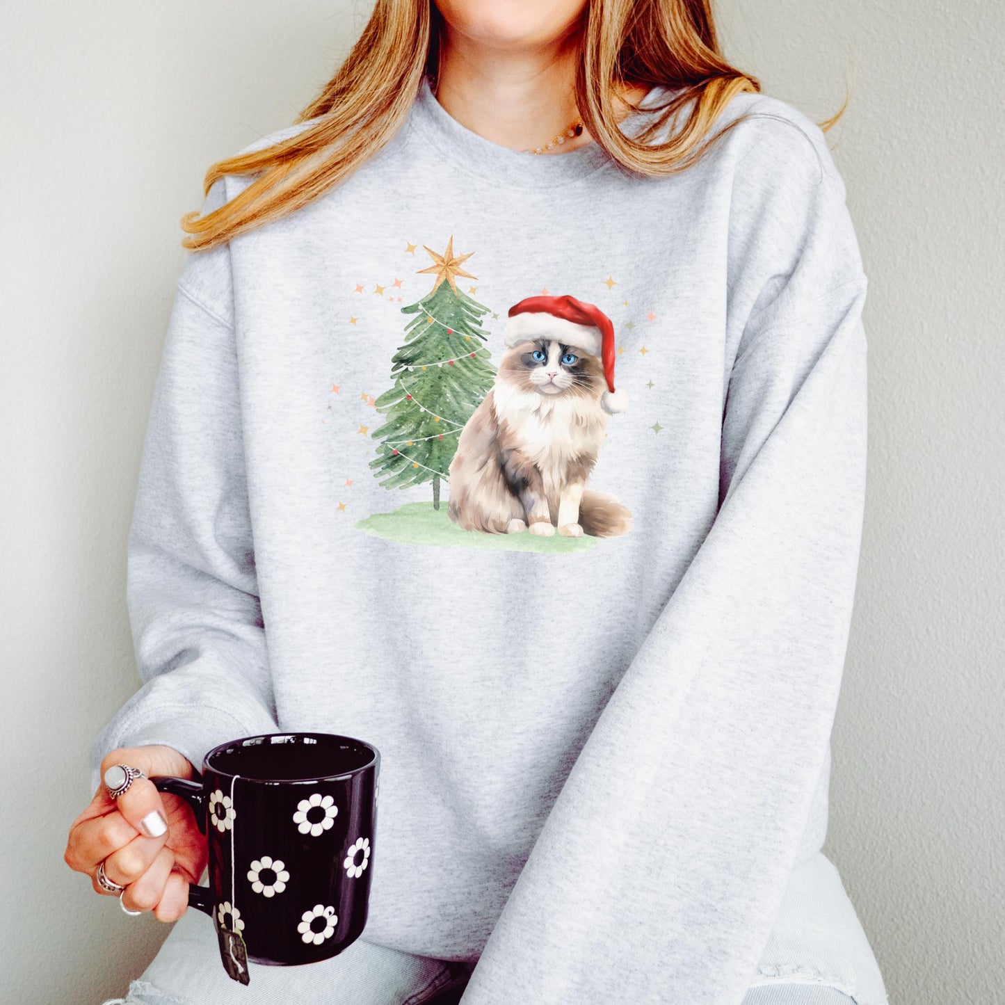 Ragdoll Christmas Tree Sweater