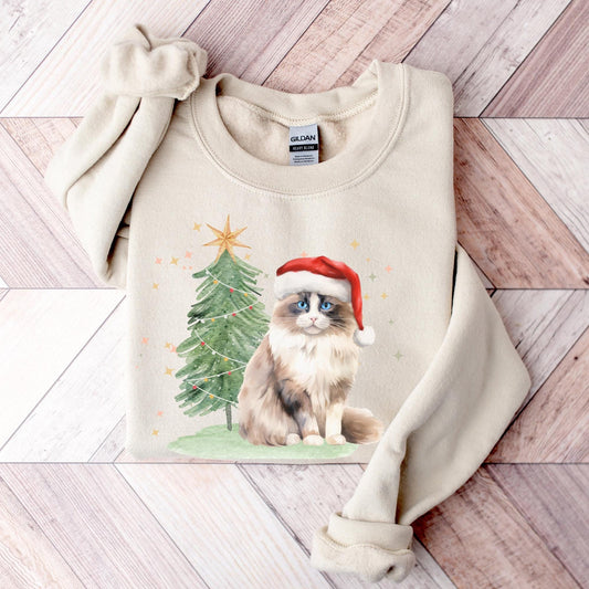 Ragdoll Christmas Tree Sweater
