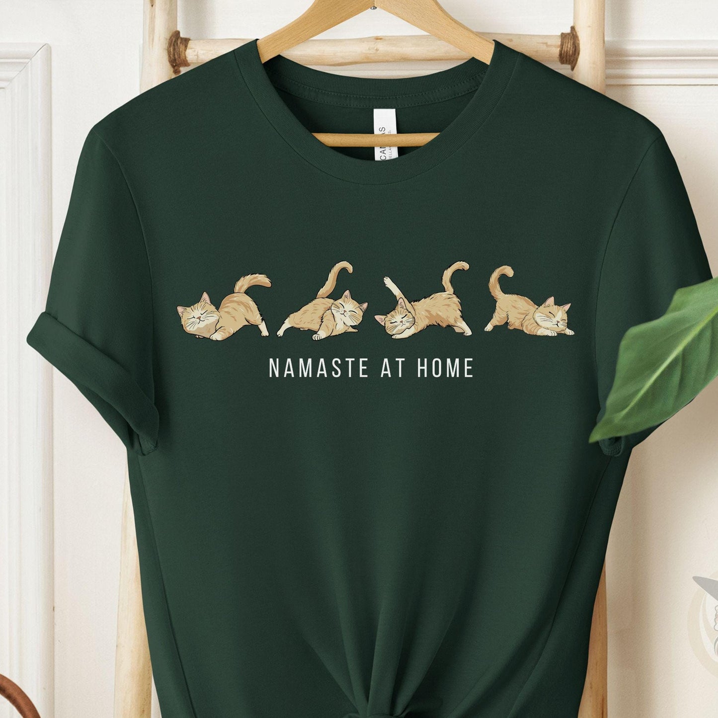 Namaste Cat Yoga Tee