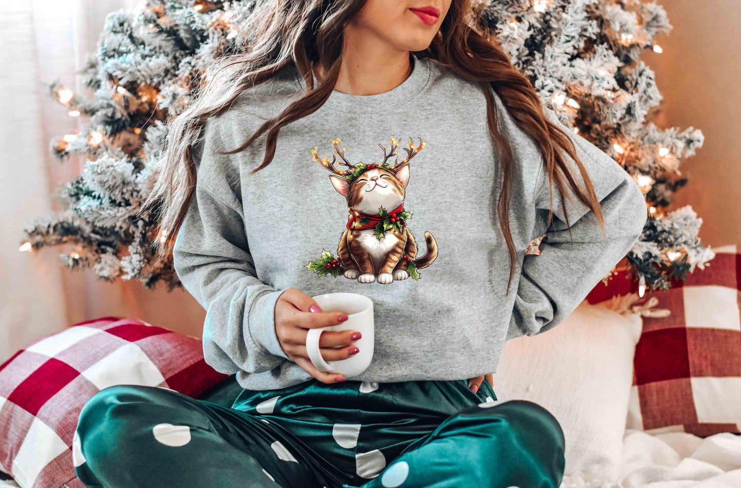 Meowy Christmas Sweater V17