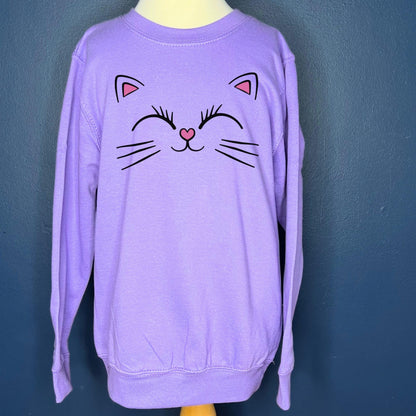 Cat Face Sweatshirt