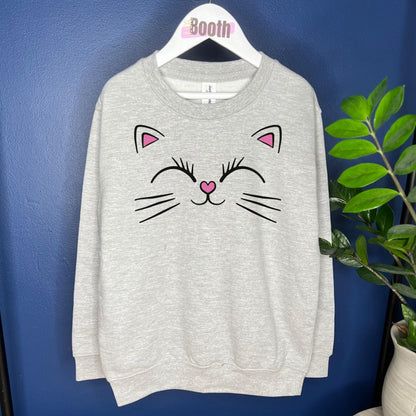 Cat Face Sweatshirt