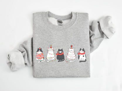 Cute Cat Christmas Sweater V2