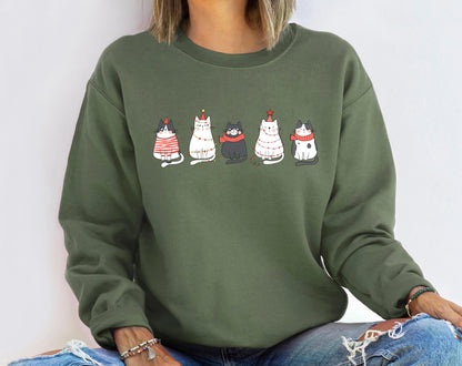 Cute Cat Christmas Sweater V2