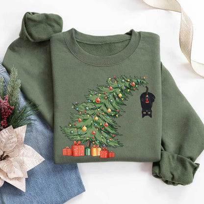 Funny Cat Christmas Sweater V