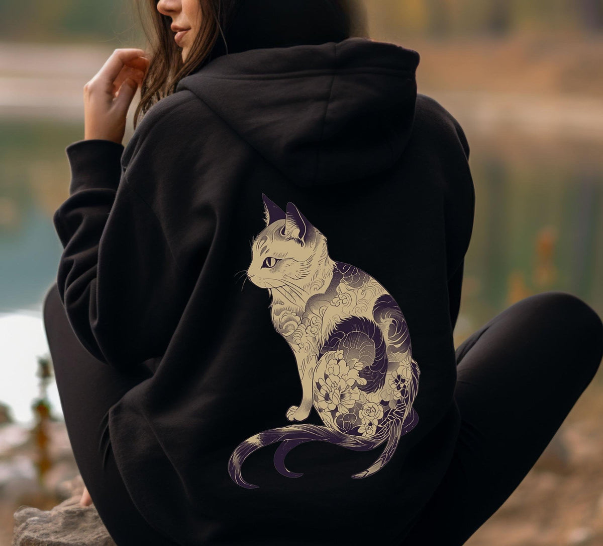 Japanese Bakeneko Hoodie