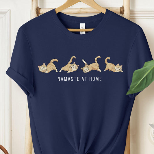 Namaste Cat Yoga Tee