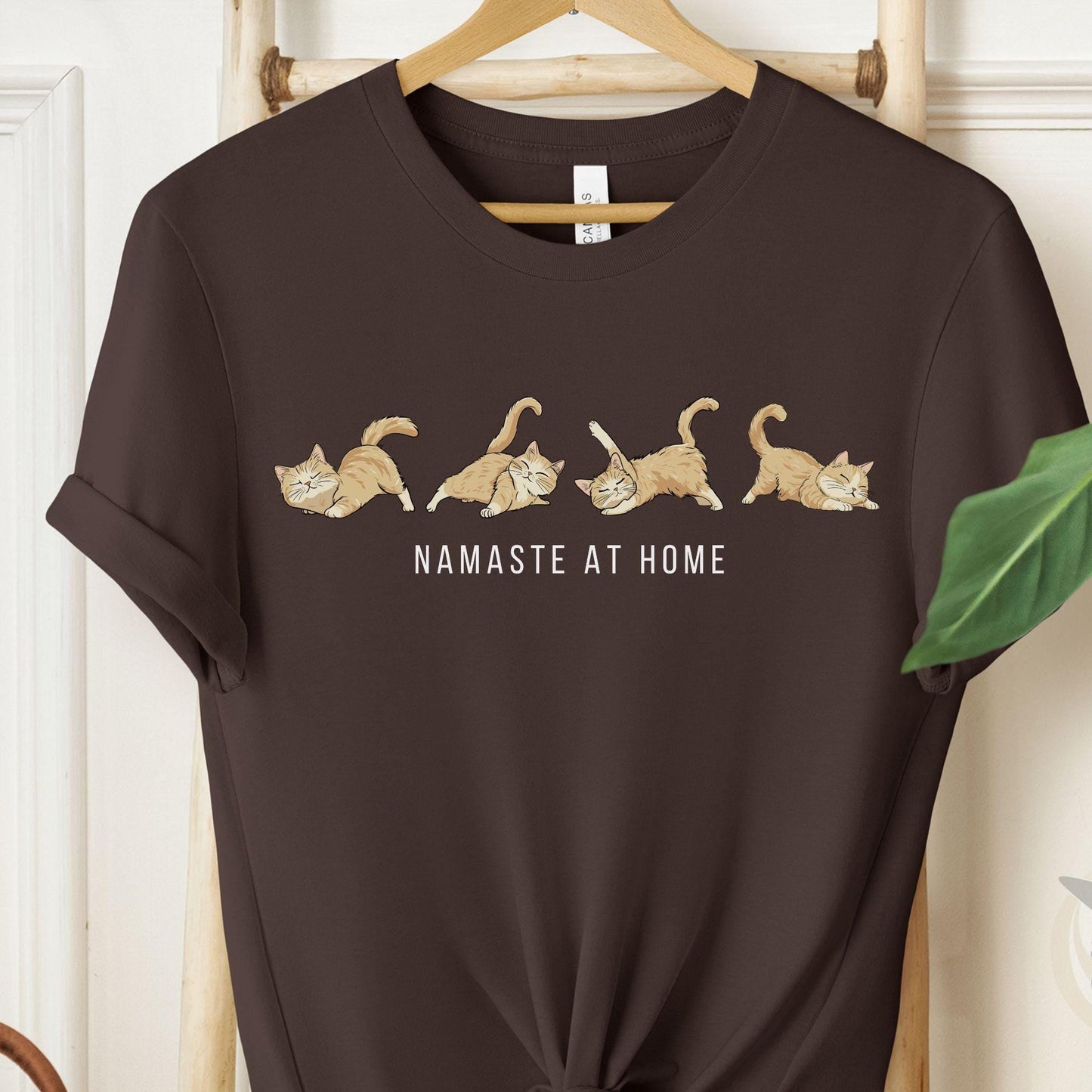 Namaste Cat Yoga Tee