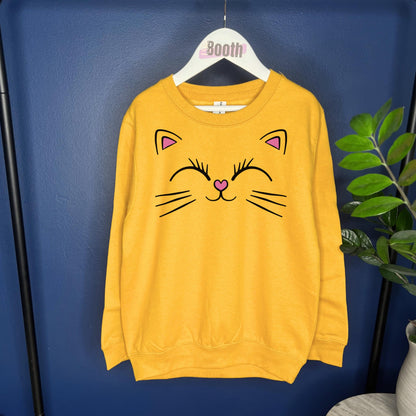 Cat Face Sweatshirt