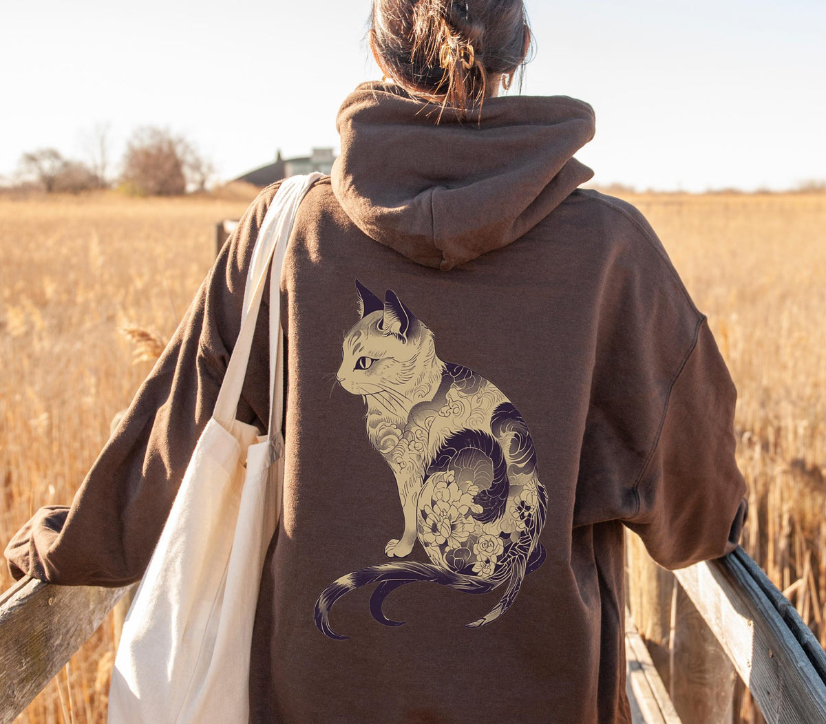 Japanese Bakeneko Hoodie