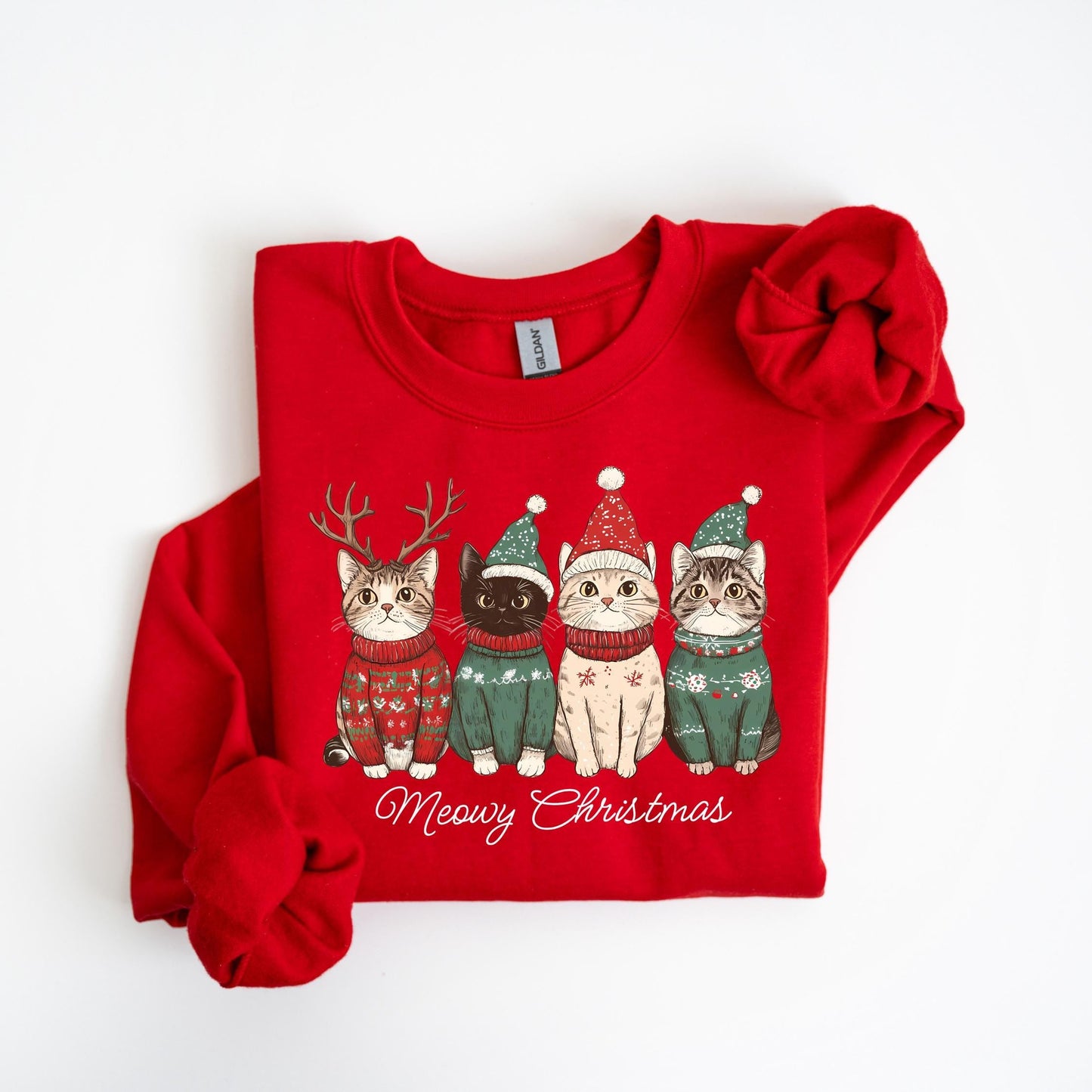 Meowy Christmas Sweater V11