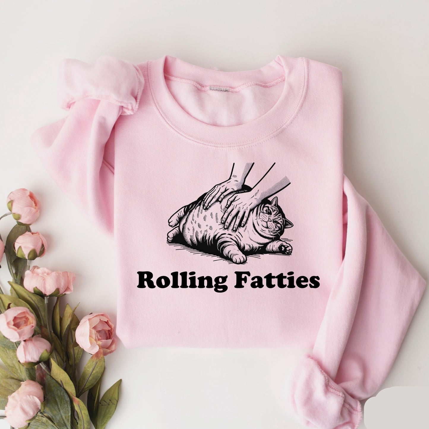 Rolling Fatties Cat Sweater