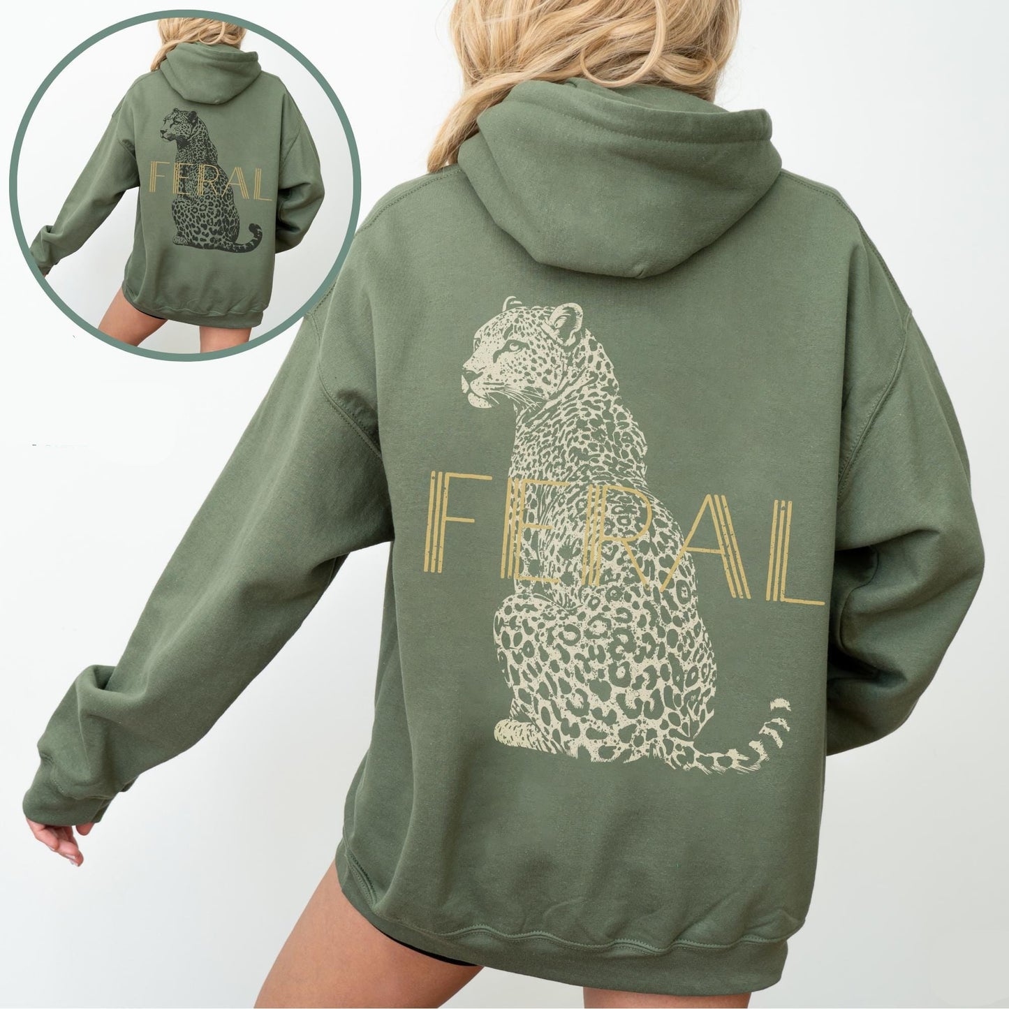 Feral Leopard Hoodie