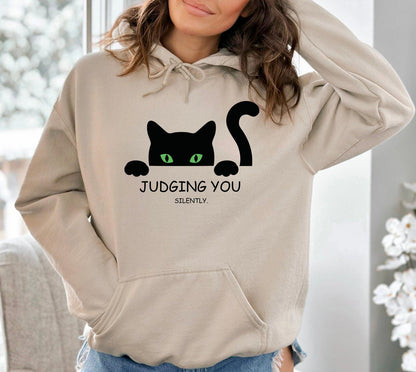 Judging You Silently Hoodie