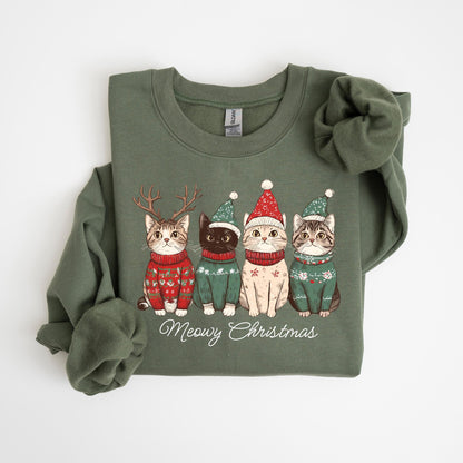 Meowy Christmas Sweater V11