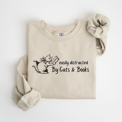 Easily Distracted By Cats Sweater V12